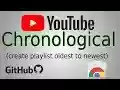 Chrome 网上商店中的 YouTube 时间顺序将与 OffiDocs Chromium 在线运行