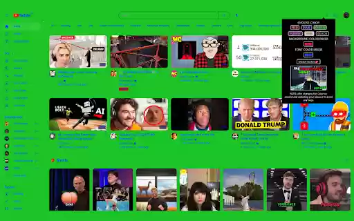 Youtube Color Themes  Background and Font Color Changer  from Chrome web store to be run with OffiDocs Chromium online