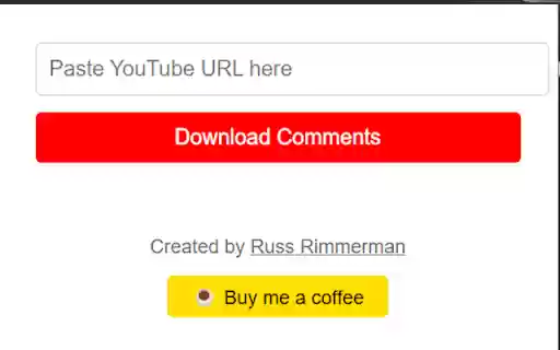 YouTube Comment  Caption Downloader  from Chrome web store to be run with OffiDocs Chromium online