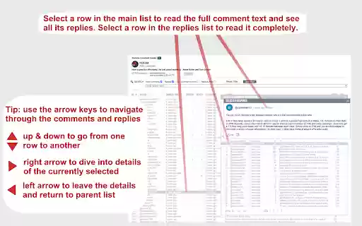 YouTube Comment Reader  from Chrome web store to be run with OffiDocs Chromium online