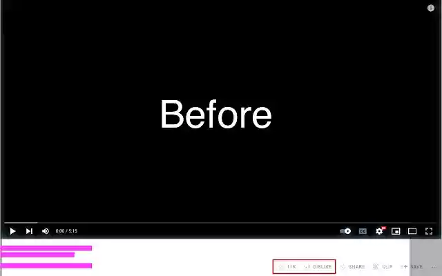 YouTube Dislike Return  from Chrome web store to be run with OffiDocs Chromium online