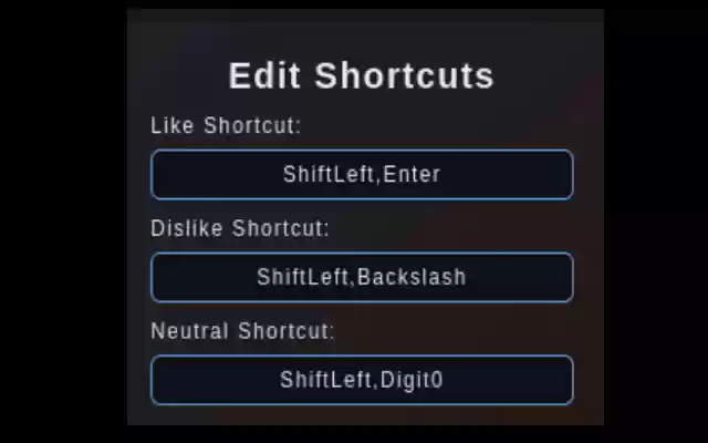 YouTube Like/Dislike Shortcuts from Chrome web store to be run with OffiDocs Chromium online YouTube Like/Dislike Shortcuts from Chrome web store to be run with OffiDocs Chromium online