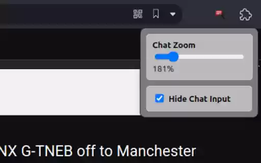 YouTube Live Chat Zoomer  from Chrome web store to be run with OffiDocs Chromium online