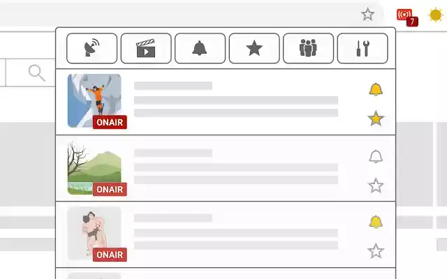 YouTube Live Checker  from Chrome web store to be run with OffiDocs Chromium online