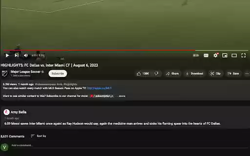 YouTube Live Comments  from Chrome web store to be run with OffiDocs Chromium online