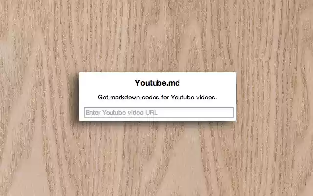 Youtube.md  from Chrome web store to be run with OffiDocs Chromium online