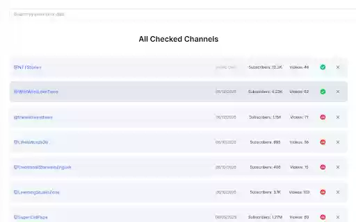 YouTube Monetization Checker  from Chrome web store to be run with OffiDocs Chromium online