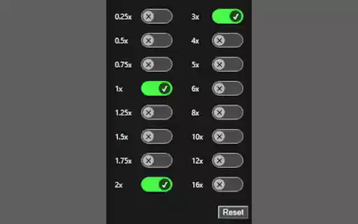 YouTube Playback Rate Control  from Chrome web store to be run with OffiDocs Chromium online