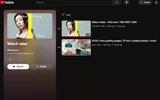 YouTube Playlist Importer  Exporter  from Chrome web store to be run with OffiDocs Chromium online