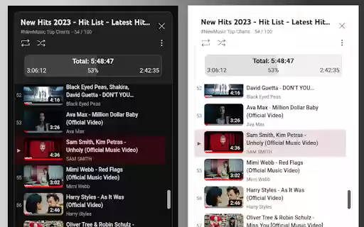 YouTube Playlist Length  Progress Bar  from Chrome web store to be run with OffiDocs Chromium online