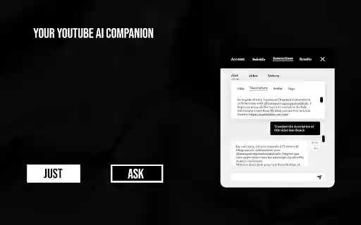 Youtube Scripter  from Chrome web store to be run with OffiDocs Chromium online