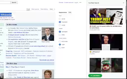 YouTube Sidebar Search  from Chrome web store to be run with OffiDocs Chromium online