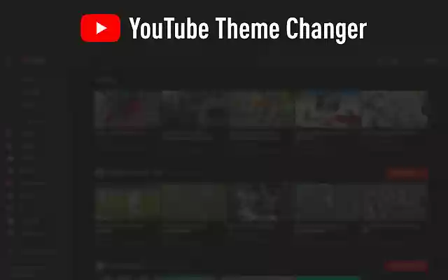 Youtube Theme  from Chrome web store to be run with OffiDocs Chromium online