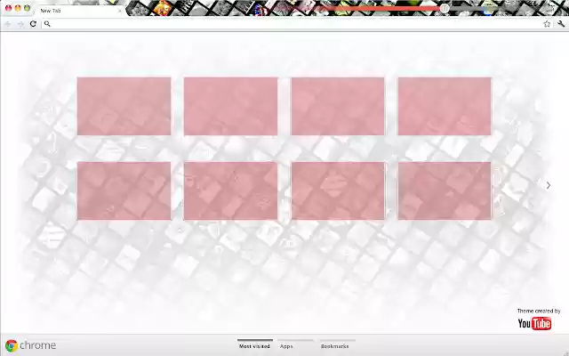 YouTube theme: frames  from Chrome web store to be run with OffiDocs Chromium online