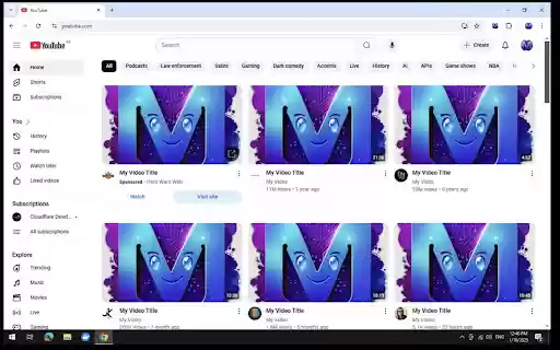 YouTube Thumbnail Preview by Mivi  from Chrome web store to be run with OffiDocs Chromium online