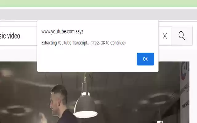 YouTube Transcript Extractor  from Chrome web store to be run with OffiDocs Chromium online