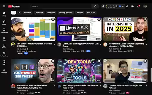 YouTube Transcript Grabber  from Chrome web store to be run with OffiDocs Chromium online
