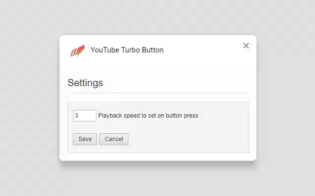YouTube Turbo Button  from Chrome web store to be run with OffiDocs Chromium online