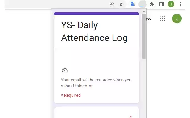 YS Attendance  from Chrome web store to be run with OffiDocs Chromium online