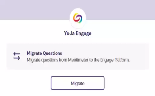 YuJa Engage for Question Migration  from Chrome web store to be run with OffiDocs Chromium online