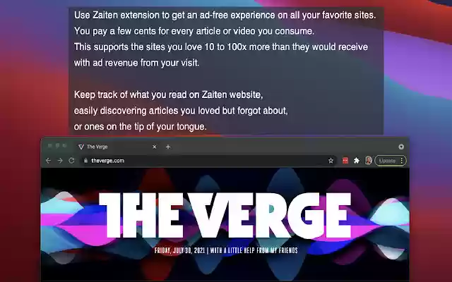 Zaiten from Chrome web store to be run with OffiDocs Chromium online Zaiten from Chrome web store to be run with OffiDocs Chromium online
