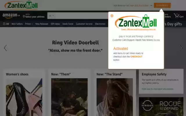 ZantexMall  from Chrome web store to be run with OffiDocs Chromium online
