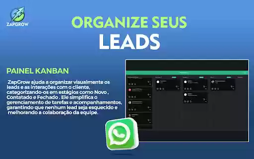 ZapGrow CRM  from Chrome web store to be run with OffiDocs Chromium online