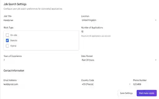 ZappyApply Automated Job Applications  from Chrome web store to be run with OffiDocs Chromium online