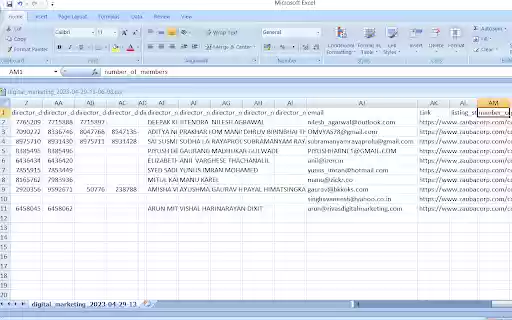 ZaubaCorp Scrapper Tool  from Chrome web store to be run with OffiDocs Chromium online