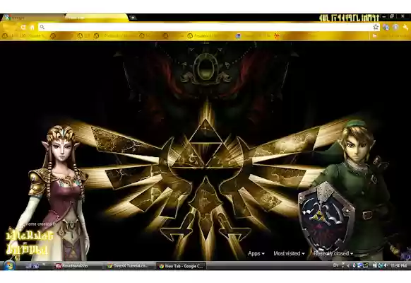 Zelda dal negozio web di Chrome per essere eseguito con OffiDocs Chromium online