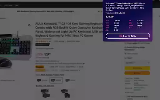 Zellix Buy on amazon with crypto from Chrome web store to be run with OffiDocs Chromium online Zellix Buy on amazon with crypto from Chrome web store to be run with OffiDocs Chromium online
