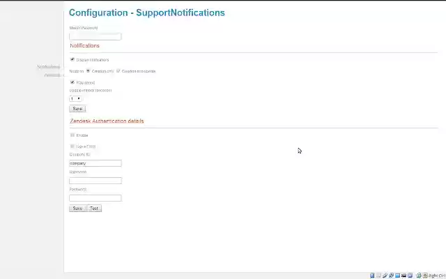 ZendeskSupportNotifications  from Chrome web store to be run with OffiDocs Chromium online
