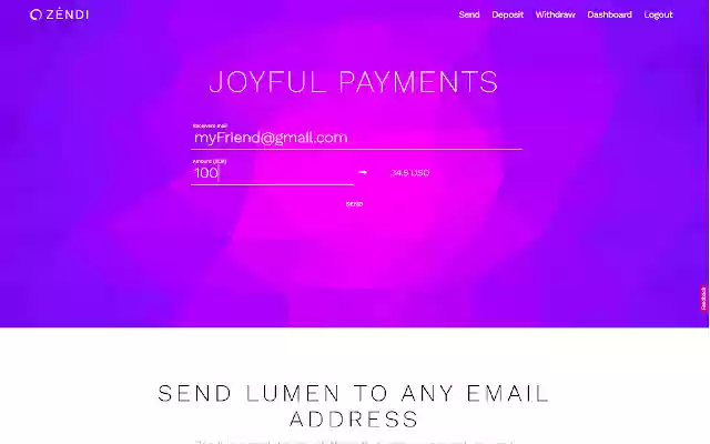 Zendi  from Chrome web store to be run with OffiDocs Chromium online