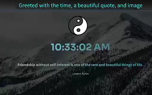 ZenTab: Quotes  Time  from Chrome web store to be run with OffiDocs Chromium online