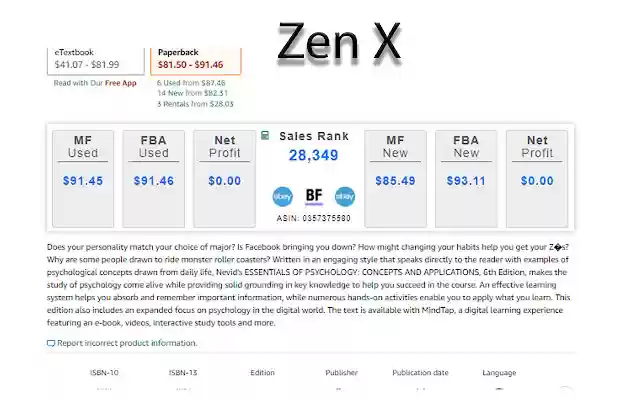 ZenX  from Chrome web store to be run with OffiDocs Chromium online