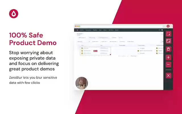 ZeroBlur  from Chrome web store to be run with OffiDocs Chromium online