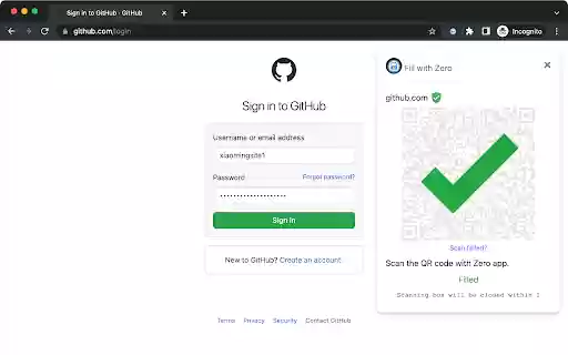 Zero(formerly ID Guard Offline)  from Chrome web store to be run with OffiDocs Chromium online