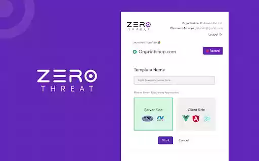 ZeroThreat AI Recorder – Most Intelligent DAST Tool  from Chrome web store to be run with OffiDocs Chromium online