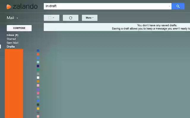 Z GMail Theme  from Chrome web store to be run with OffiDocs Chromium online