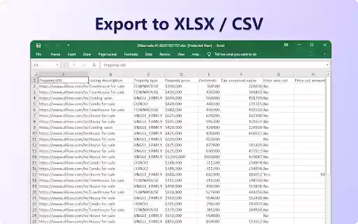 Zillow Data Extractor Zillow Data Scraper  from Chrome web store to be run with OffiDocs Chromium online