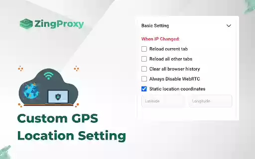 ZingProxy Proxy Switcher and Manager  from Chrome web store to be run with OffiDocs Chromium online