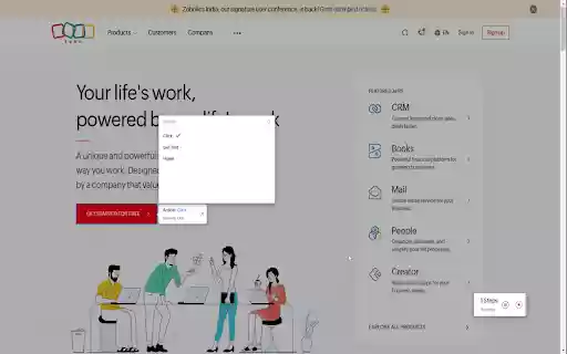 Zoho RPA from Chrome web store to be run with OffiDocs Chromium online Zoho RPA from Chrome web store to be run with OffiDocs Chromium online