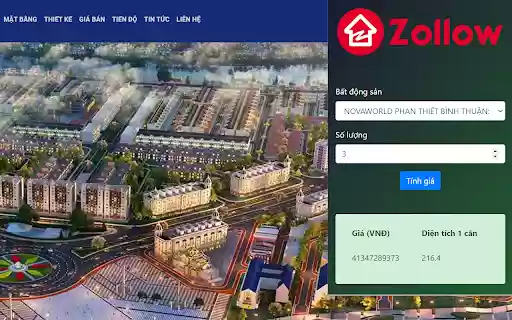 Zollow  from Chrome web store to be run with OffiDocs Chromium online