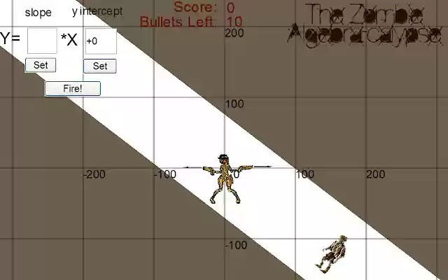Zombie Algebra calypse  from Chrome web store to be run with OffiDocs Chromium online