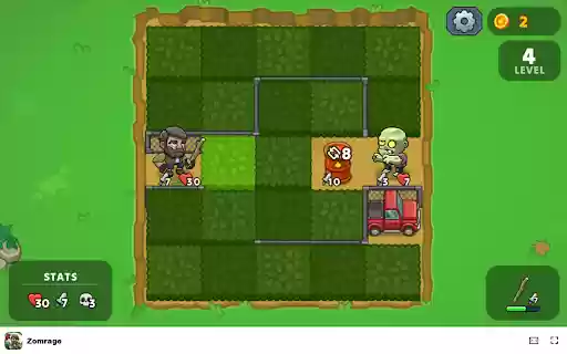 Zomrage Game Survive the epic zombie apocalypse!  from Chrome web store to be run with OffiDocs Chromium online