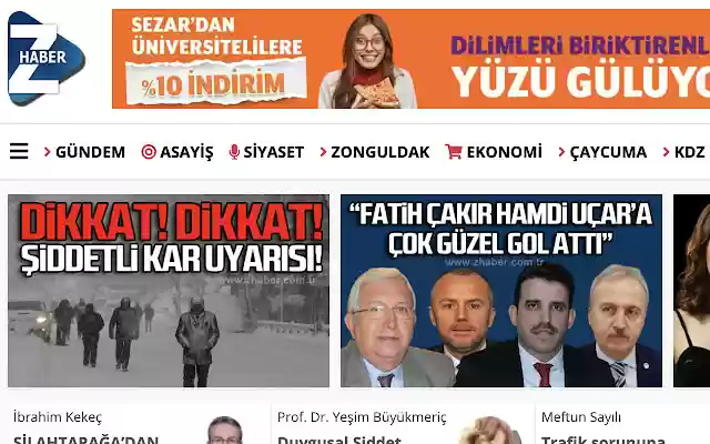 Zonguldak Haber from Chrome web store to be run with OffiDocs Chromium online Zonguldak Haber from Chrome web store to be run with OffiDocs Chromium online