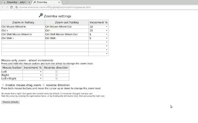 Zoomba from Chrome web store to be run with OffiDocs Chromium online Zoomba from Chrome web store to be run with OffiDocs Chromium online