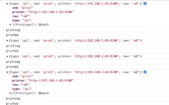 Penyedia printer ZPL/JS dari toko web Chrome untuk dijalankan dengan OffiDocs Chromium online