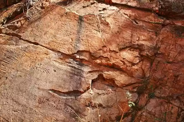 Free download Scribbling On Rock Hard -  free free photo or picture to be edited with GIMP online image editor