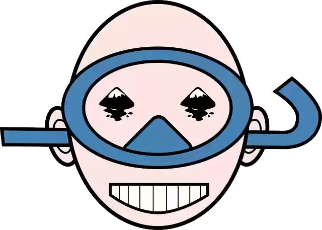 Free download Scuba Goggles Gear - Free vector graphic on Pixabay free illustration to be edited with GIMP free online image editor